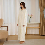 Printed Pajama Dress for Women Image