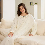 Printed Pajama Dress for Women Image