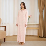 Printed Pajama Dress for Women Image