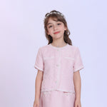 Pink Prominent Skin Fashion Jacket For Girls Image