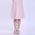 Pink Prominent Skin Fashion Skirt For Girls Image