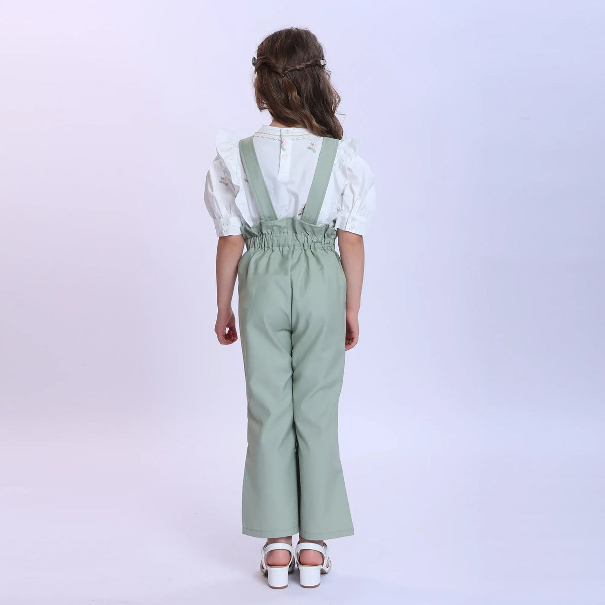 Plain Fashion Overalls For Girls Image