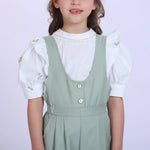 Plain Fashion Overalls For Girls Image