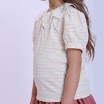 Striped Fashion T-Shirt For Girls Image