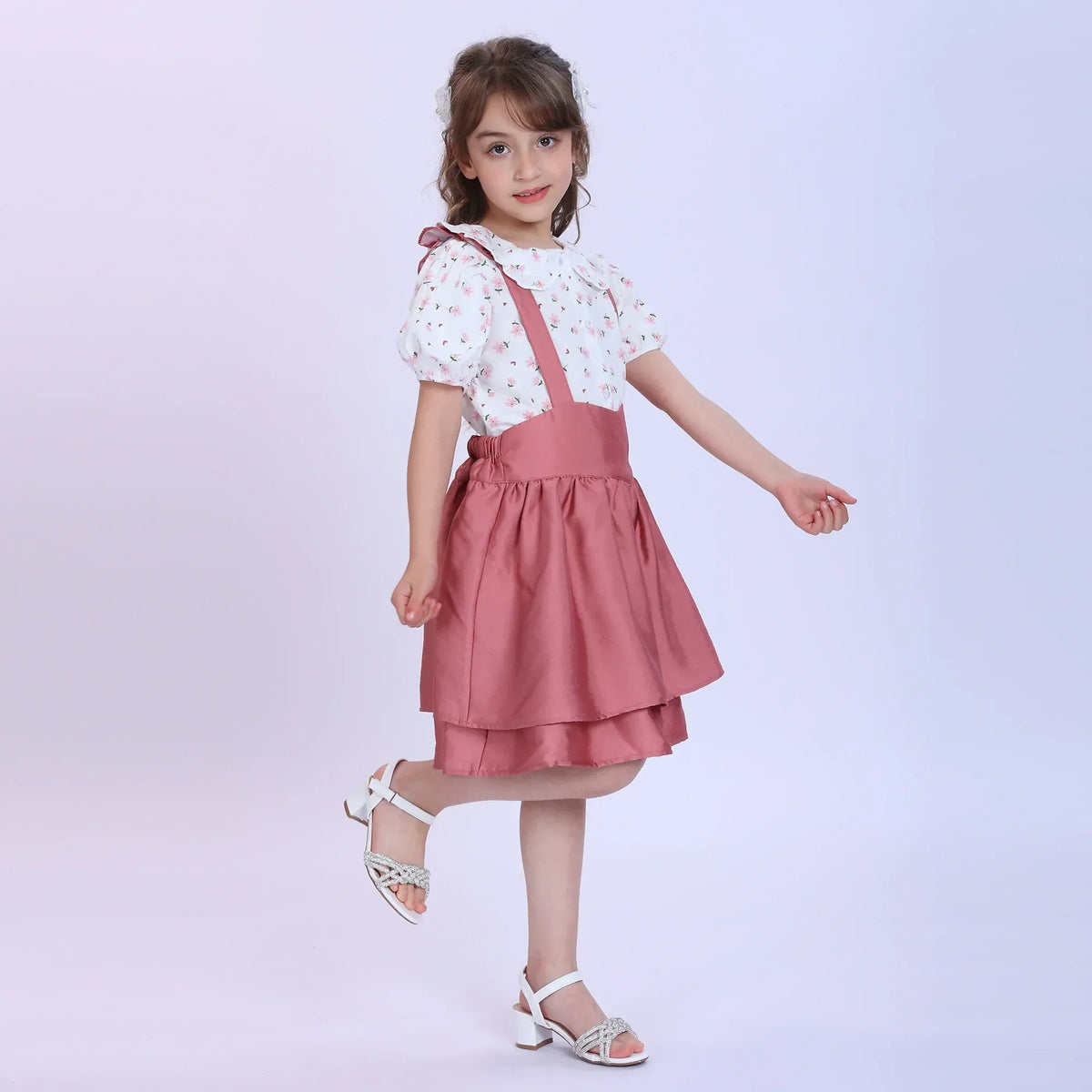 Plain Fashion Skirt For Girls Image