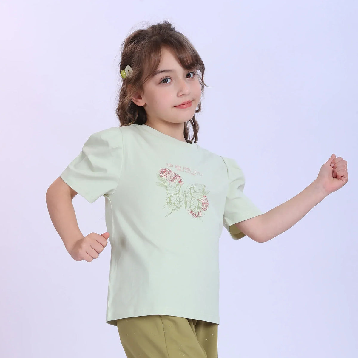 Printed Fashion T-Shirt For Girls Image