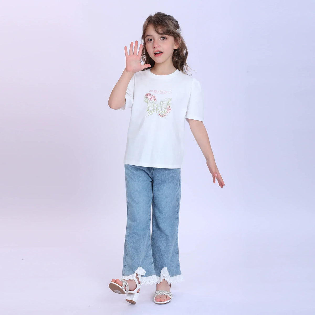Printed Fashion T-Shirt For Girls Image
