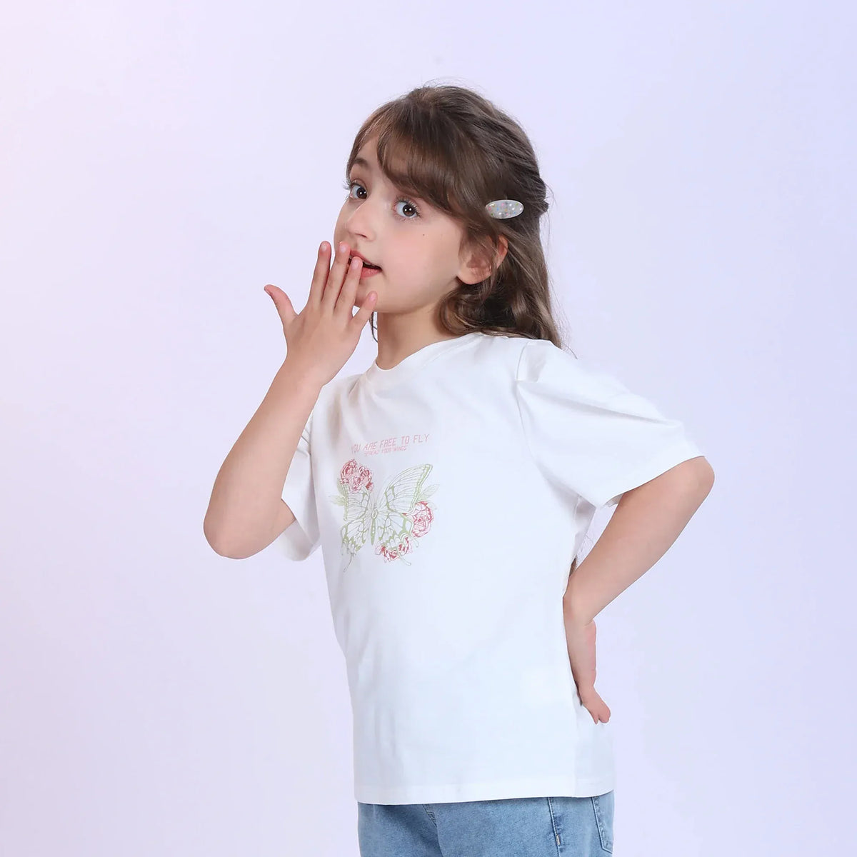 Printed Fashion T-Shirt For Girls Image
