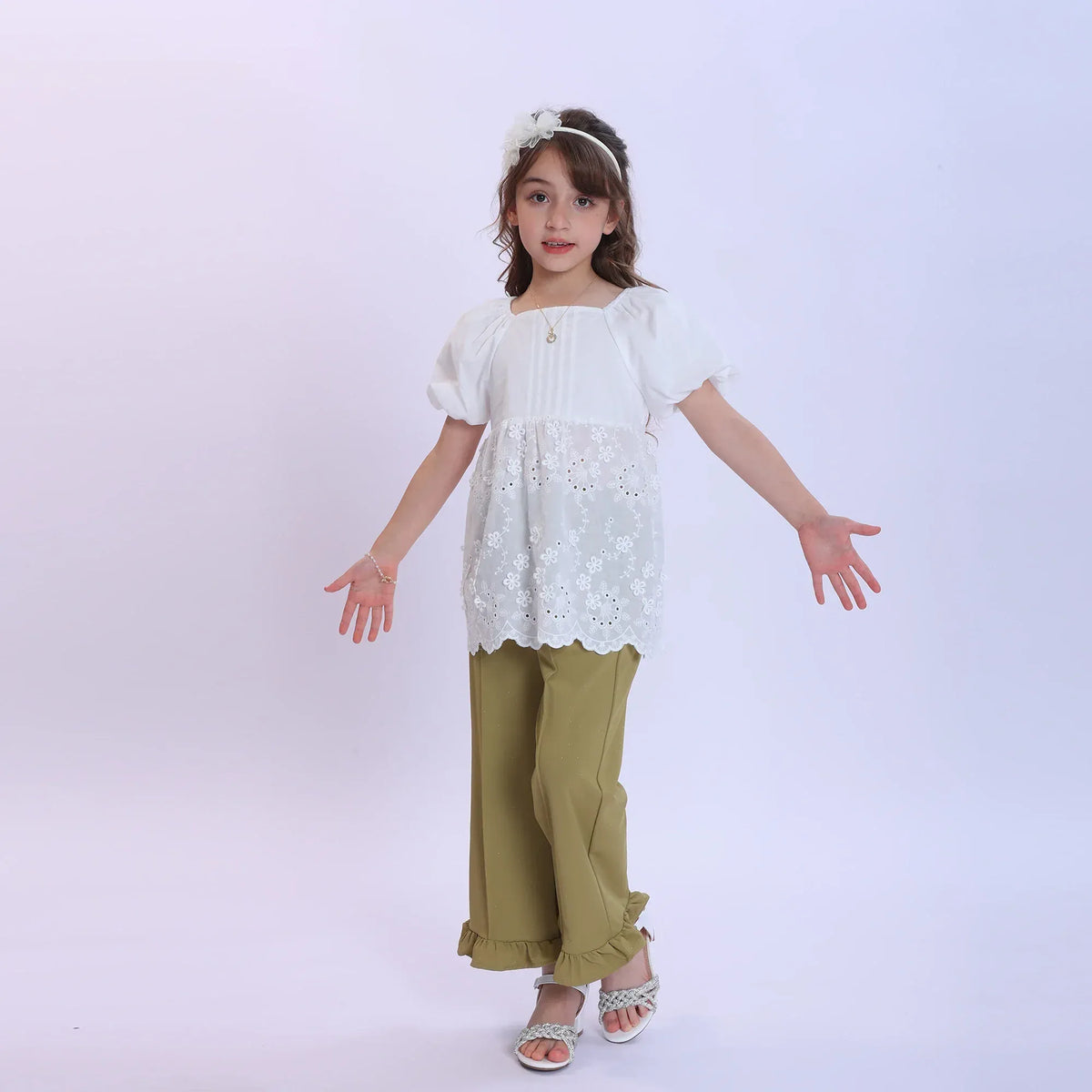 Floral Fashion Blouse For Girls Image