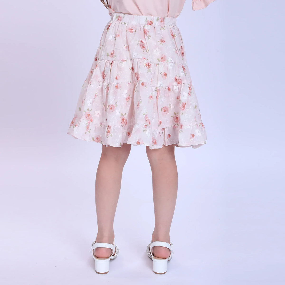 Floral Fashion Skirt For Girls Image