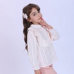 Striped Fashion Shirt For Girls Image