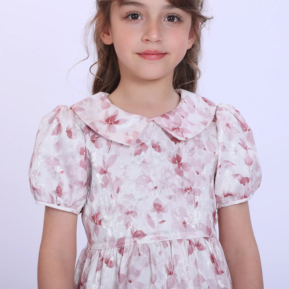 Floral Fashion Dress For Girls Image