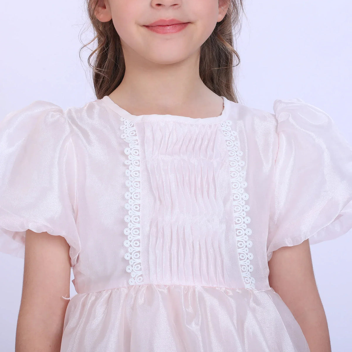 laced Fashion Dress For Girls Image