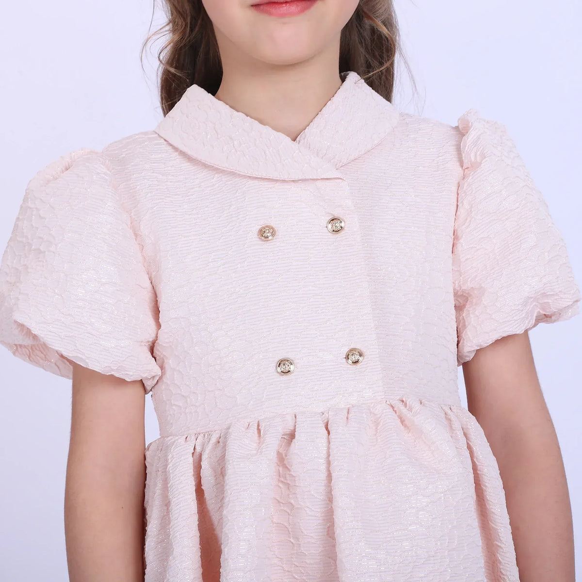 Jacquard Fashion Dress For Girls Image