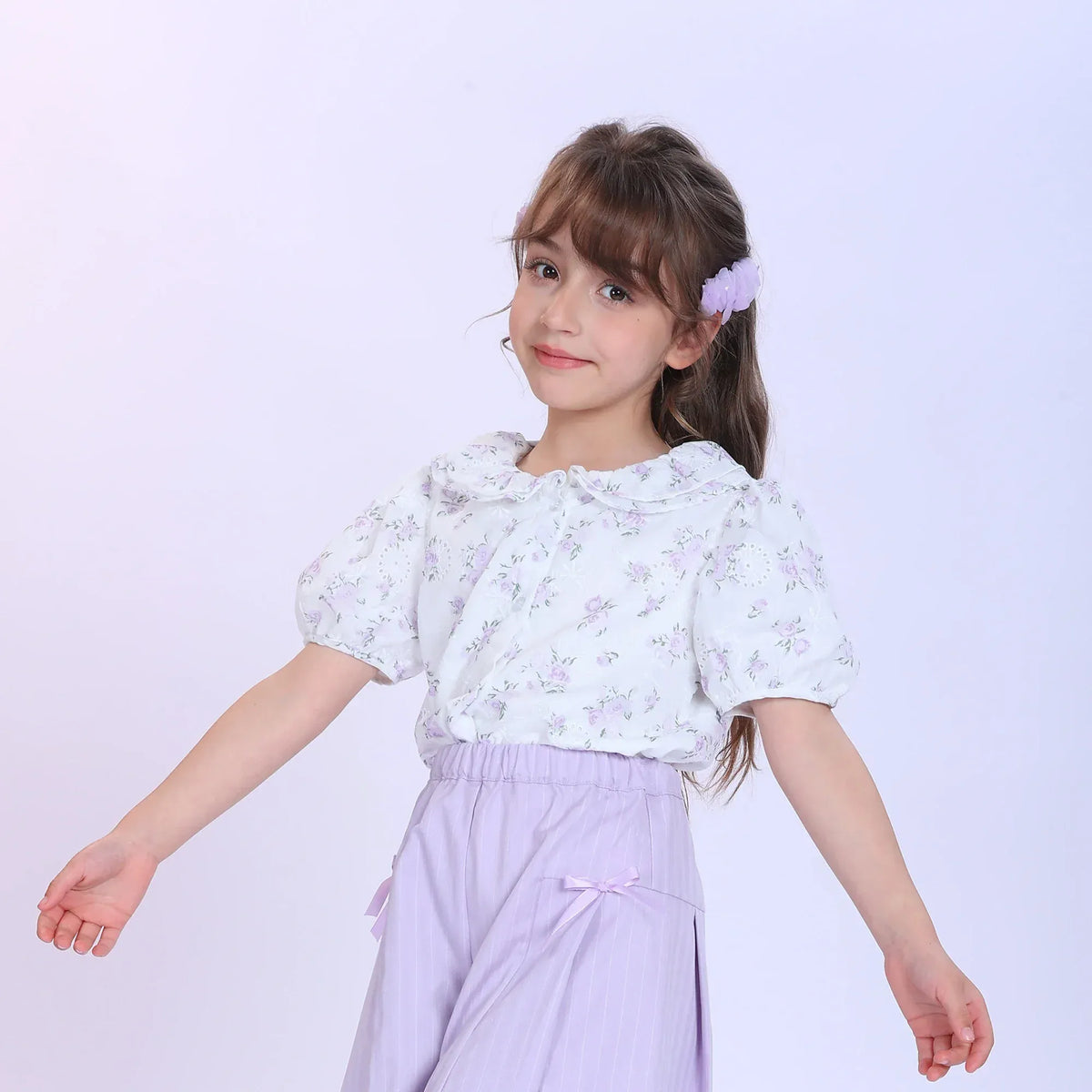 Floral Fashion Shirt For Girls Image