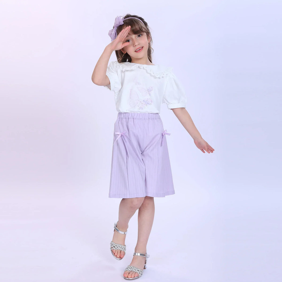 Printed Fashion Polo Shirt For Girls Image