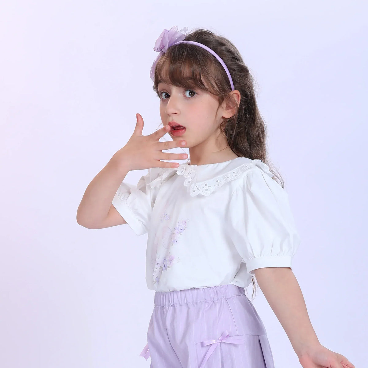 Printed Fashion Polo Shirt For Girls Image