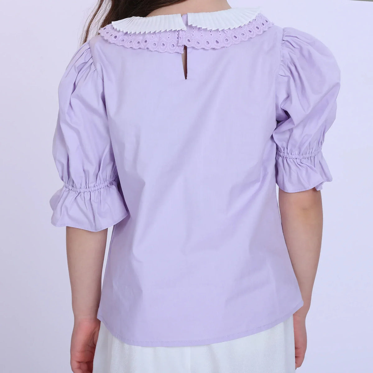 laced Fashion Blouse For Girls Image