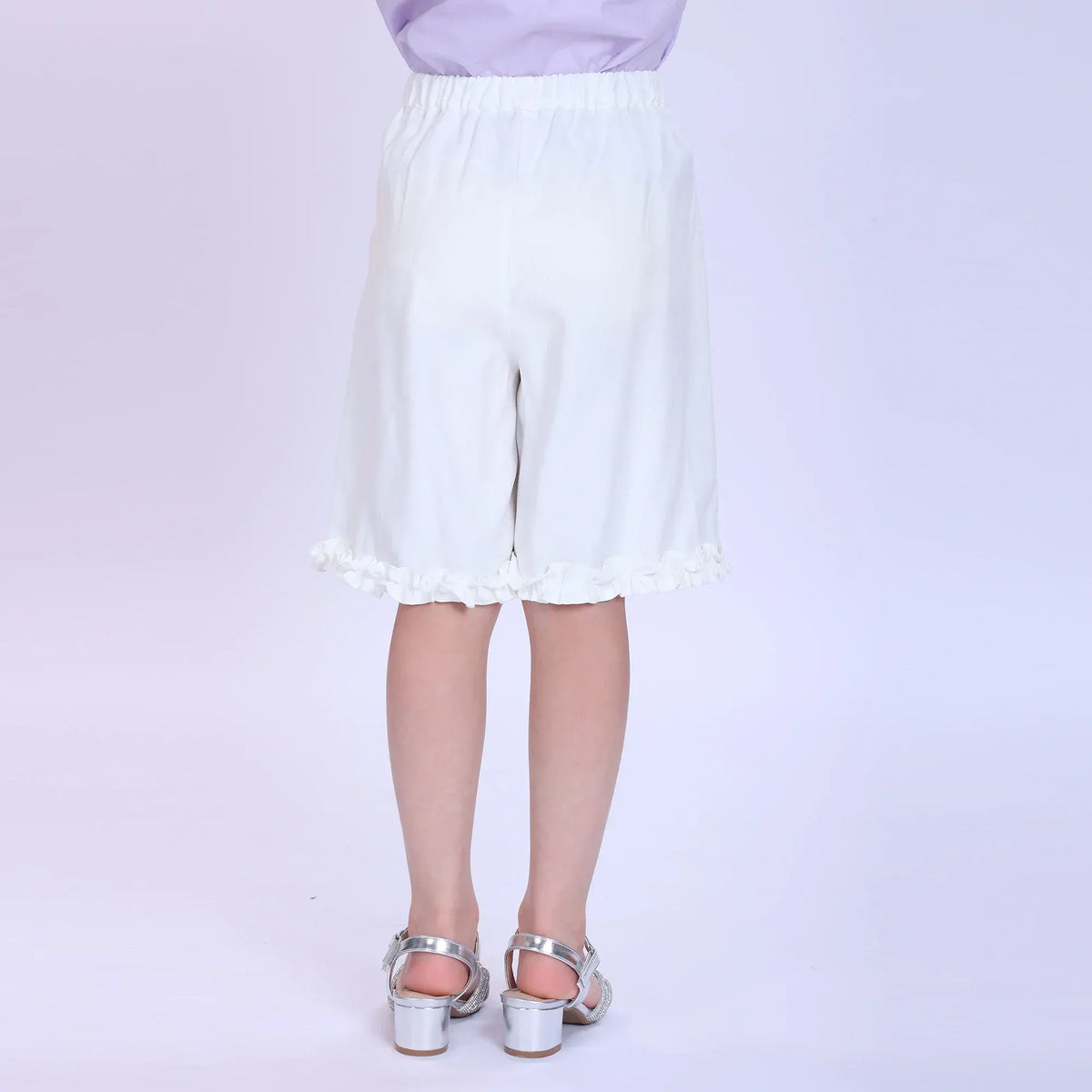 Plain Fashion Shorts For Girls Image