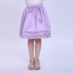 Purple Beaded Fashion Skirt For Girls Image