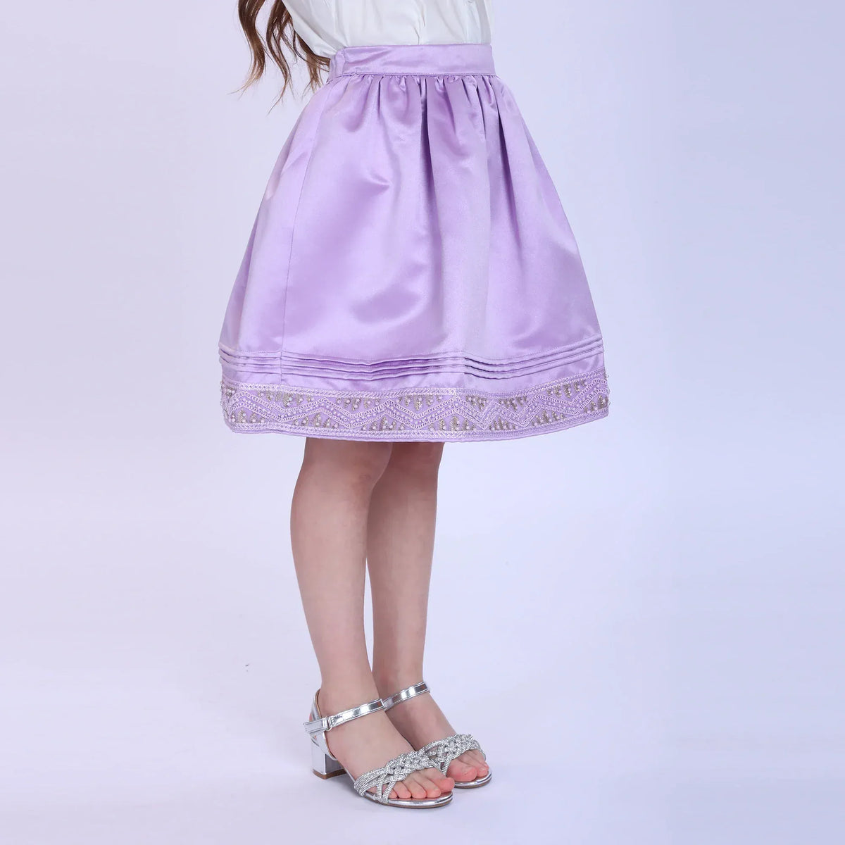 Beaded Fashion Skirt For Girls Image