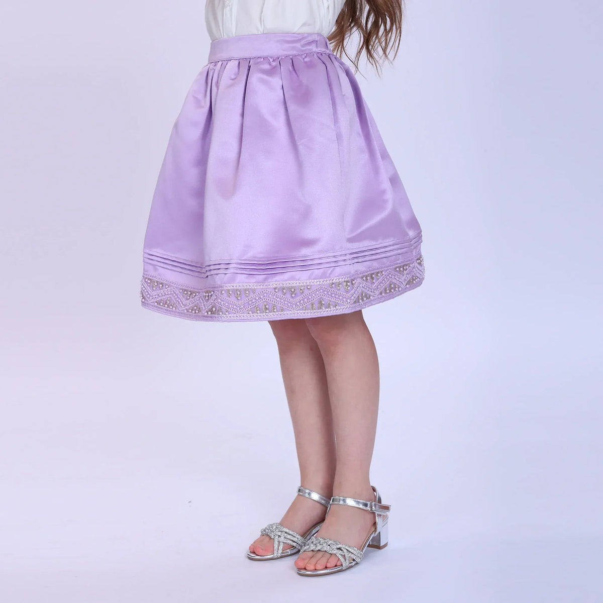 Beaded Fashion Skirt For Girls Image