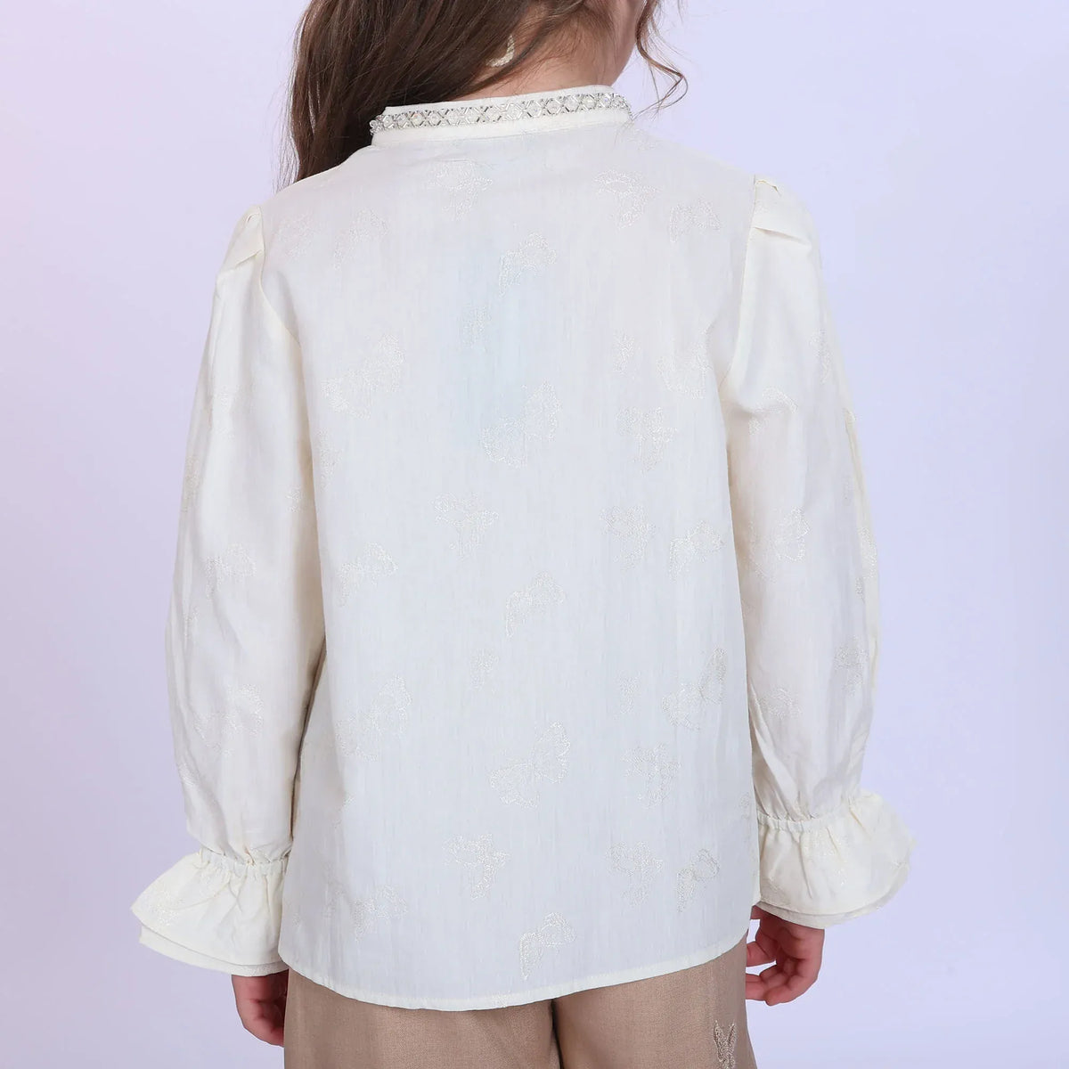 Jacquard Fashion Shirt For Girls Image