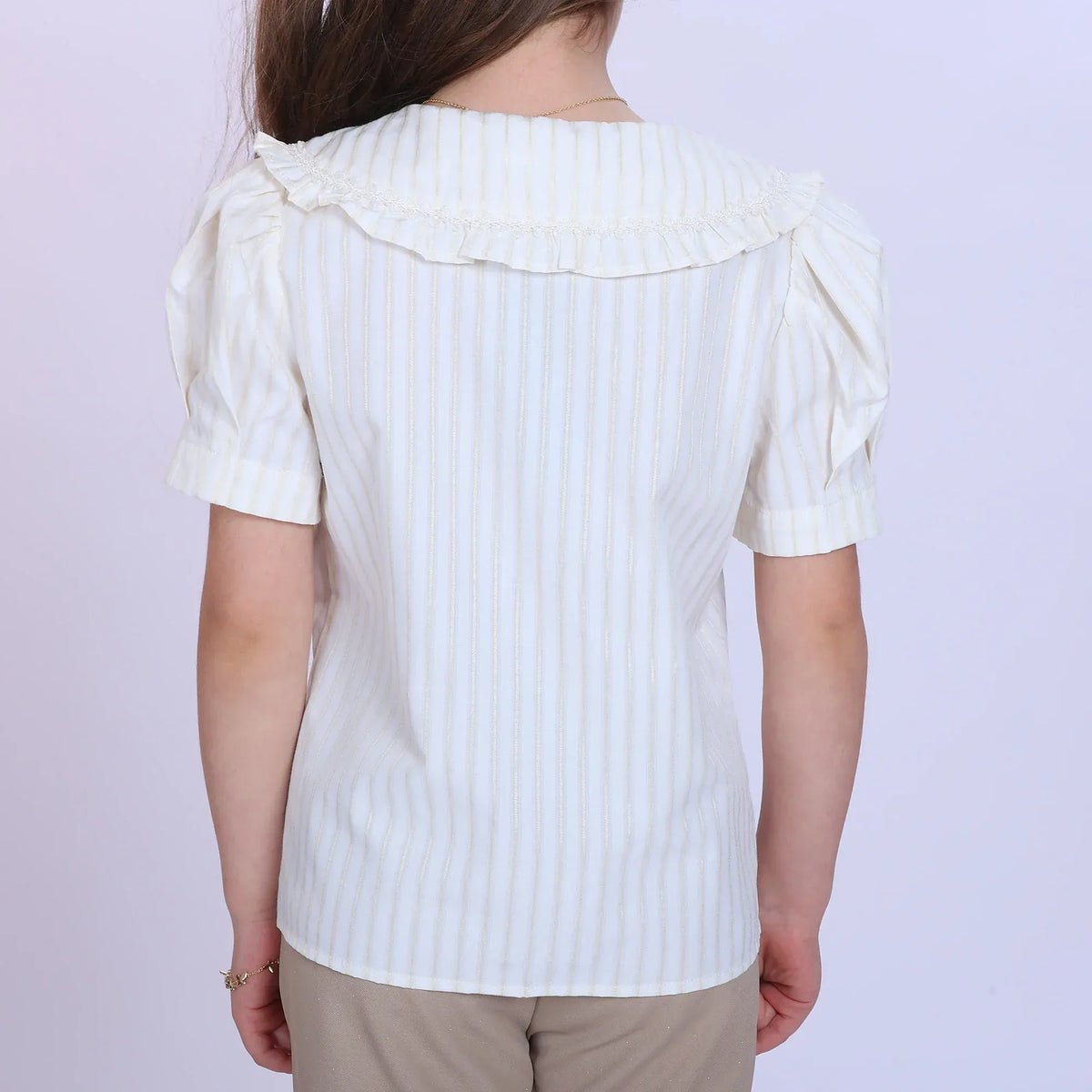 Striped Fashion Shirt For Girls Image