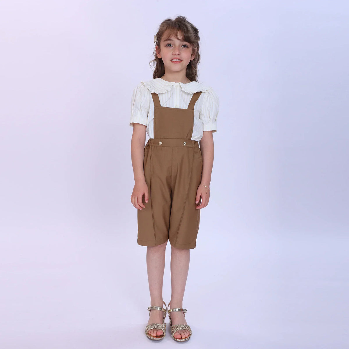 Striped Fashion Shirt For Girls Image