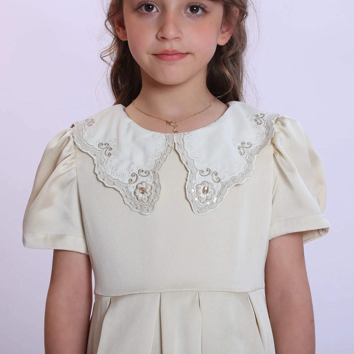 Embroidery Fashion Dress For Girls Image