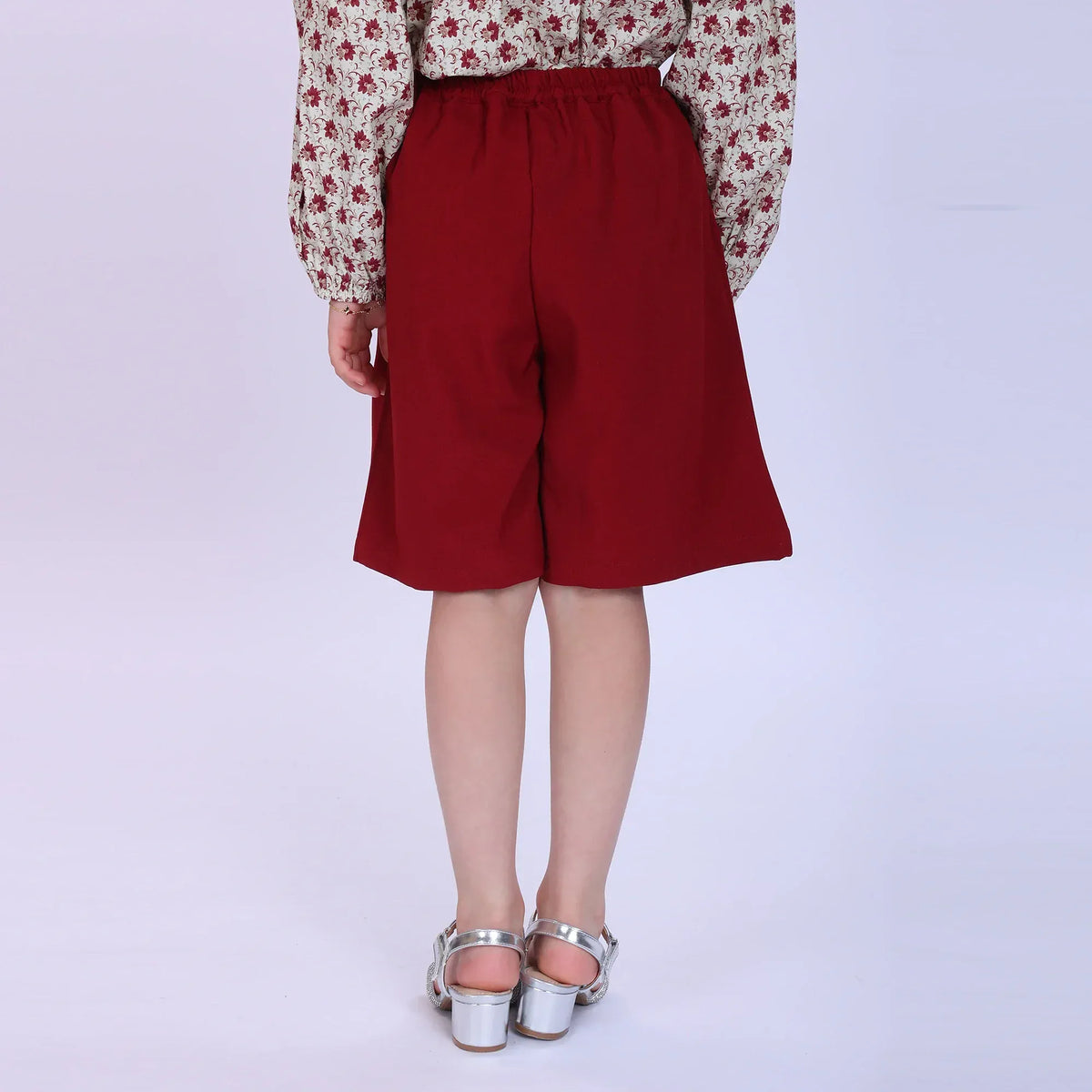 Plain Fashion Shorts For Girls Image