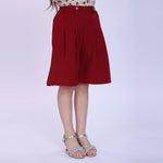 Plain Fashion Shorts For Girls Image