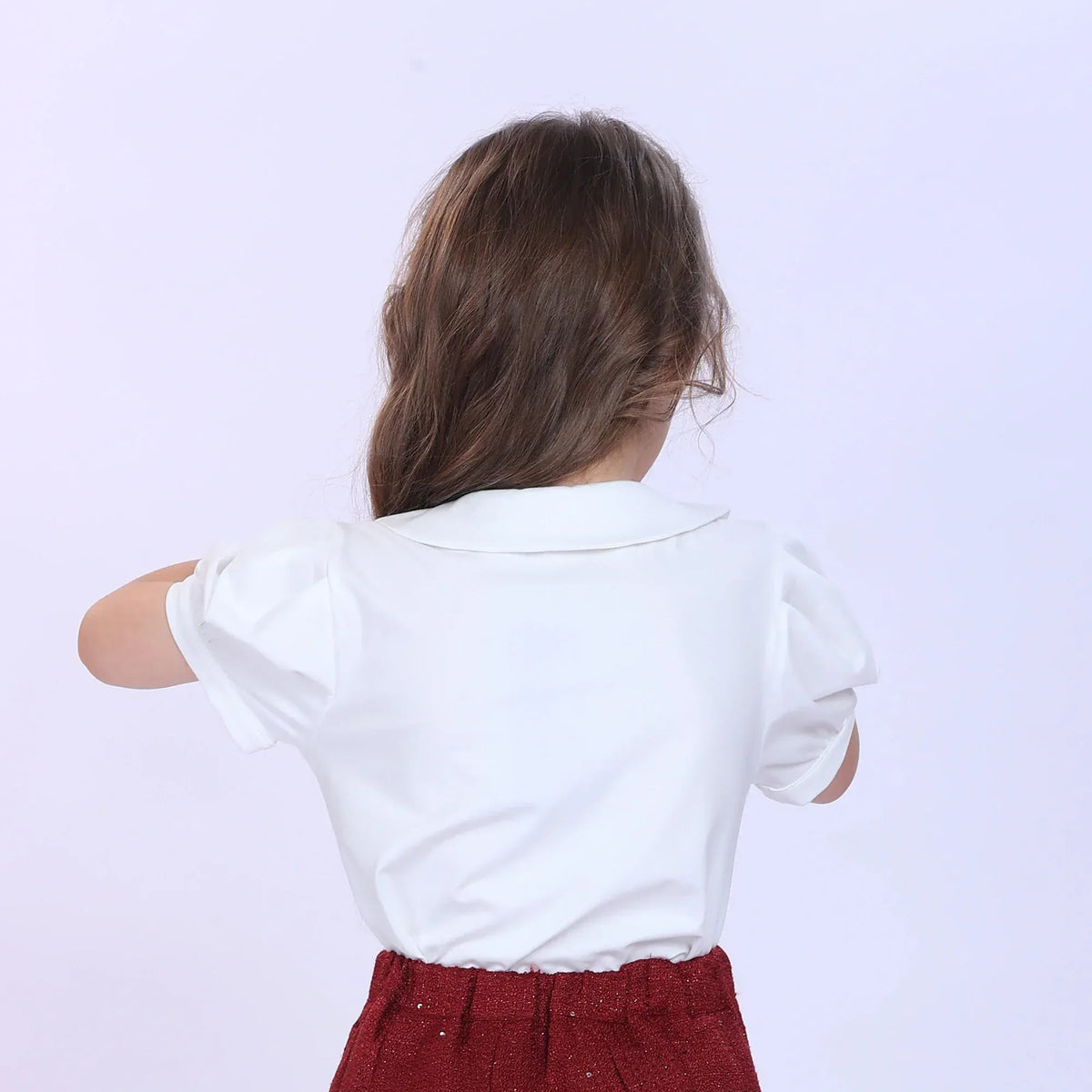 Printed Fashion Polo Shirt For Girls Image