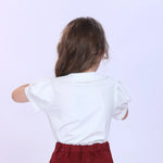 Printed Fashion Polo Shirt For Girls Image
