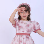 Floral Fashion Dress For Girls Image