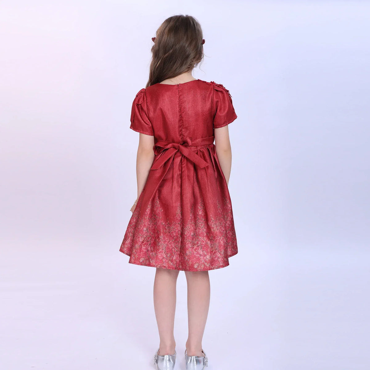 Floral Fashion Dress For Girls Image
