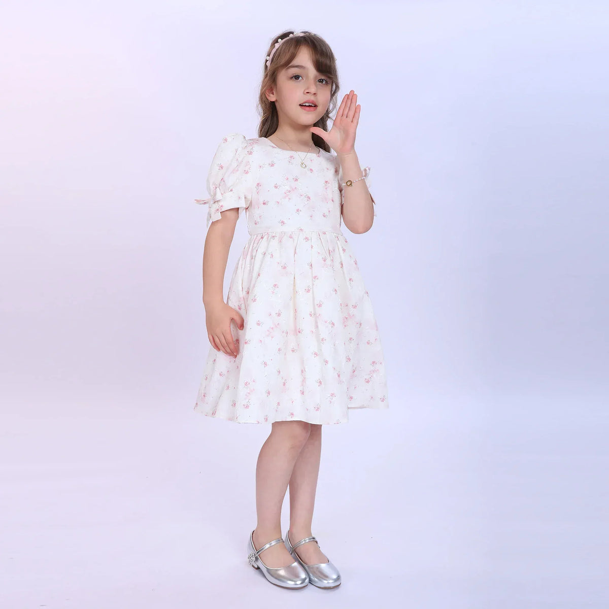 Floral Fashion Dress For Girls Image