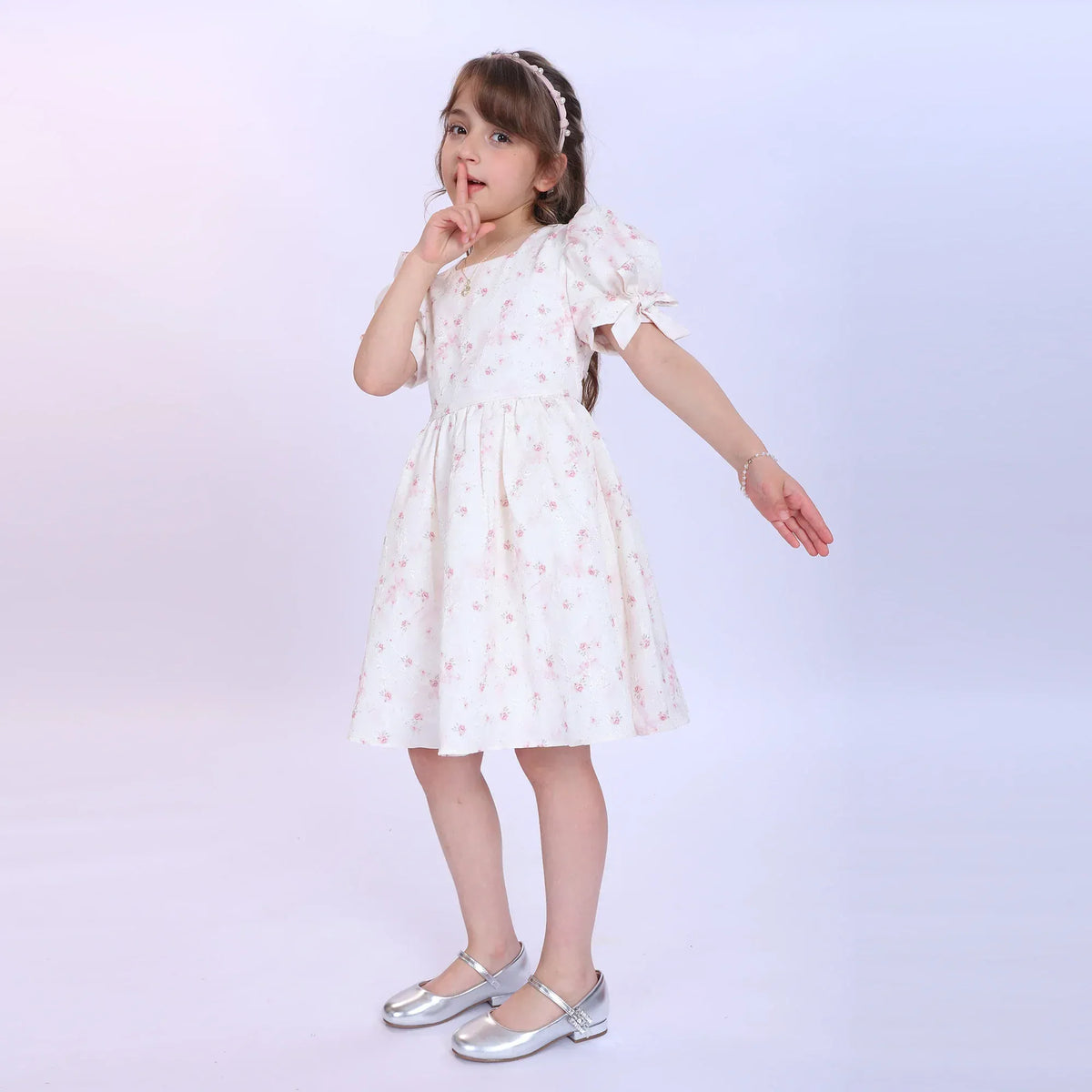 Floral Fashion Dress For Girls Image