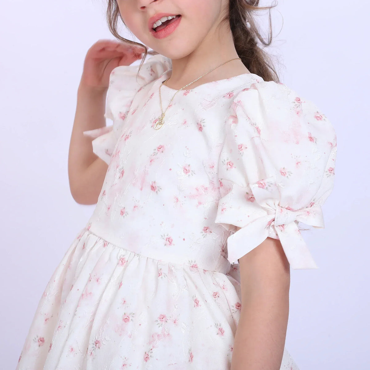 Floral Fashion Dress For Girls Image