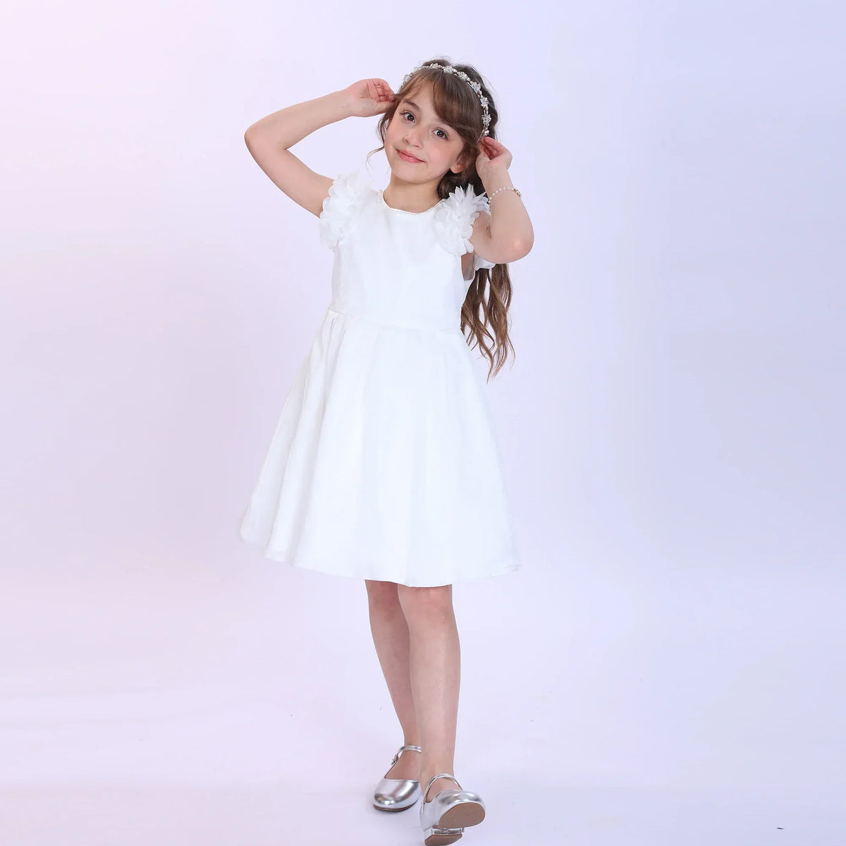 Beaded Fashion Dress For Girls Image