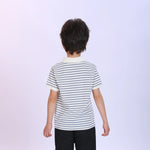 Striped Fashion Polo Shirt For Boys Image