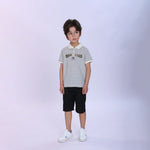 Striped Fashion Polo Shirt For Boys Image