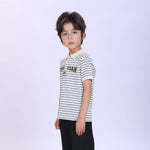 Striped Fashion Polo Shirt For Boys Image