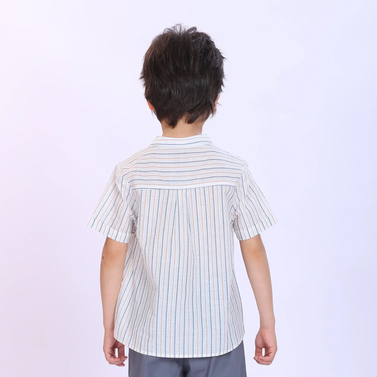 Striped Fashion Shirt For Boys Image
