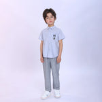 Checked Fashion Pants For Boys Image