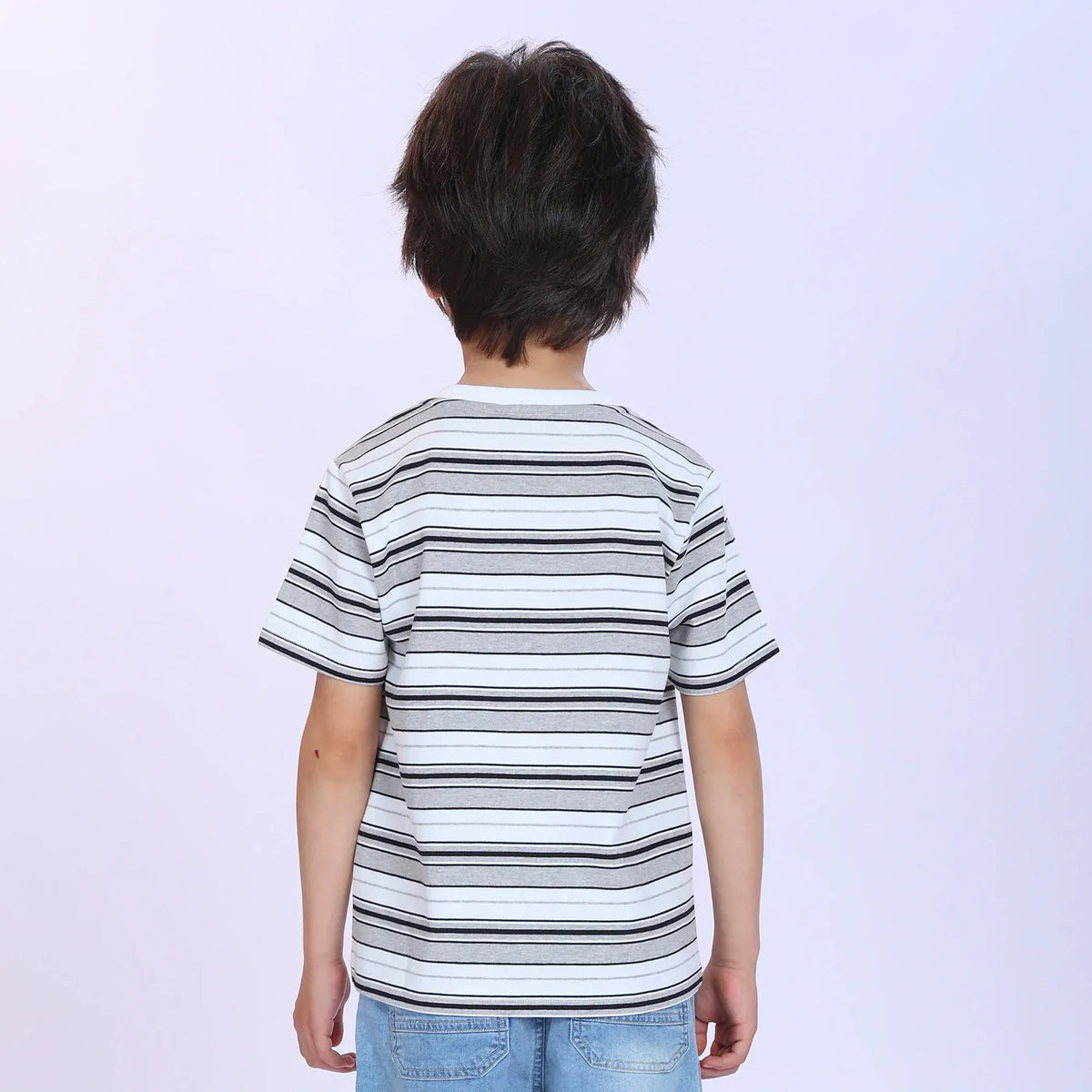 Striped Fashion T-Shirt For Boys Image