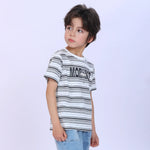 Striped Fashion T-Shirt For Boys Image