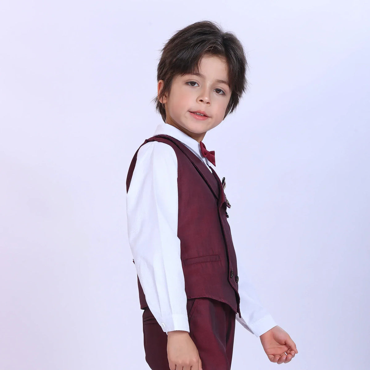 Badge Fashion Waistcoat For Boys Image