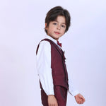 Badge Fashion Waistcoat For Boys Image