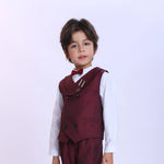 Badge Fashion Waistcoat For Boys Image